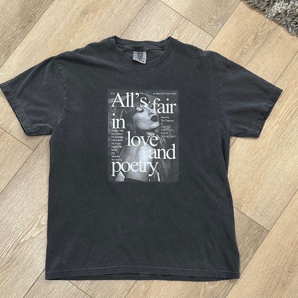 TTPD Taylor Swift shirt Vintage L